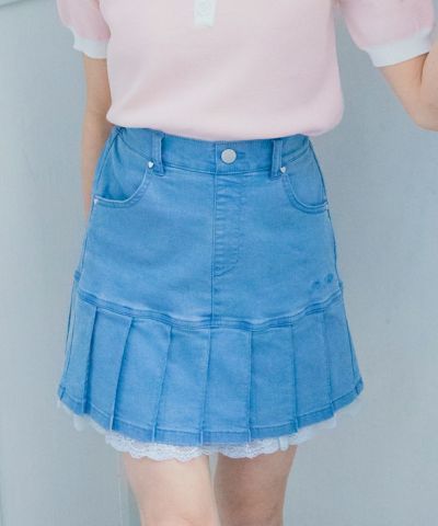 チェックブラウス＆フリルスカートセット | Blue Daisy Online